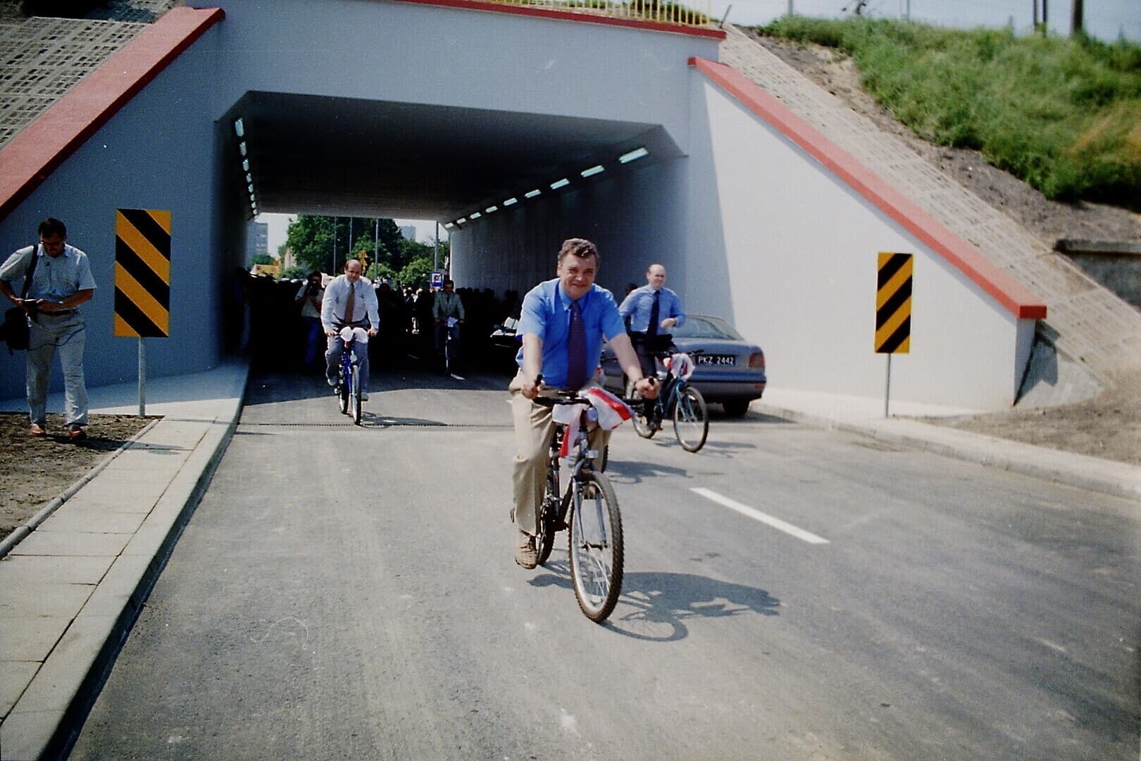 Tak powstawał tunel na trasie W-Z w Piotrkowie. Archiwalne zdjęcia z budowy i otwarcia