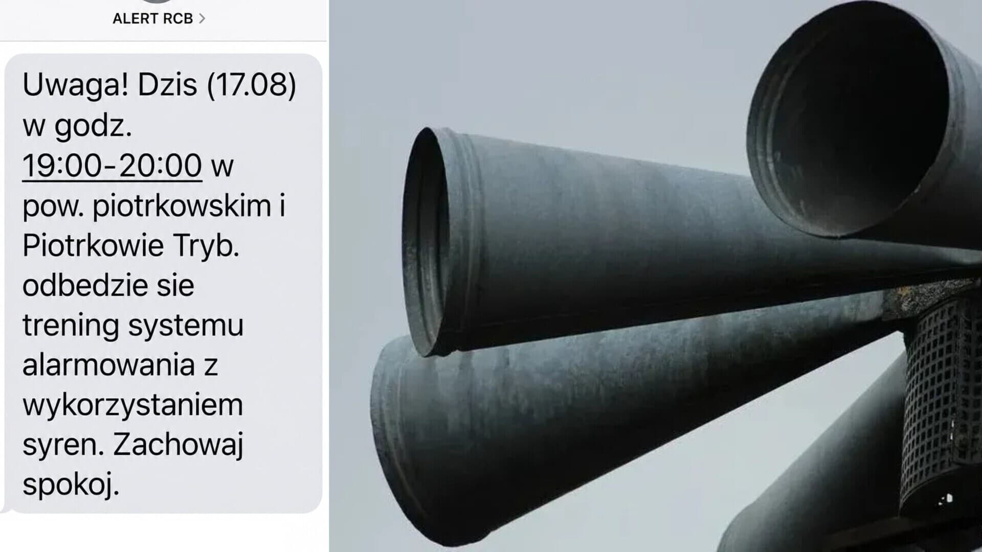 Alert RCB w Piotrkowie zapowiadał syreny. Dlaczego nie zawyły?