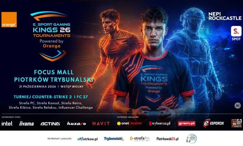 E-Sport Gaming Kings 2026 ponownie w Focus Mall Piotrków Trybunalski. Turniej 31 października
