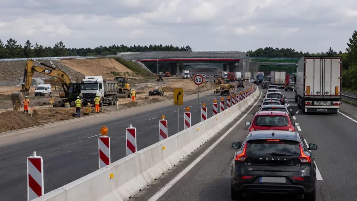 Wielkie utrudnienia i armagedon na A1 i A2. Dwie potężne inwestycje zablokowały autostrady