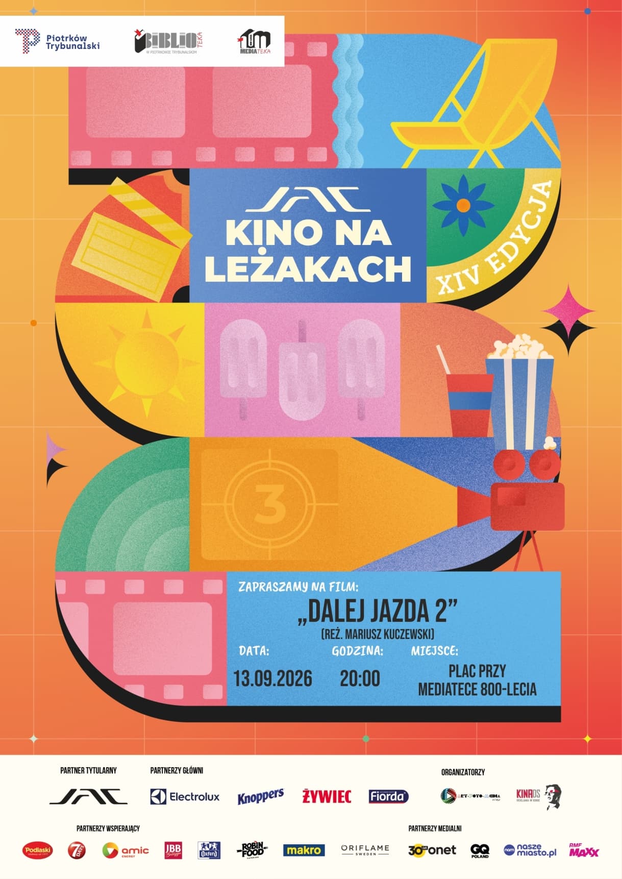 Jeszcze jeden seans pod chmurką! Biblioteka zaprasza na „Dalej Jazda 2”