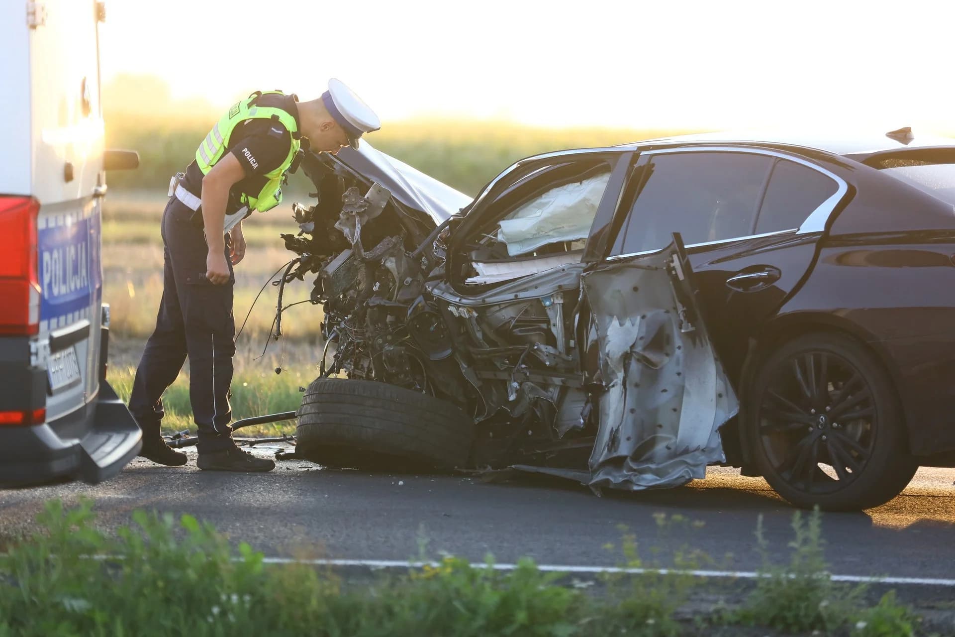 Koszmarny wypadek na DK 91 pod Piotrkowem