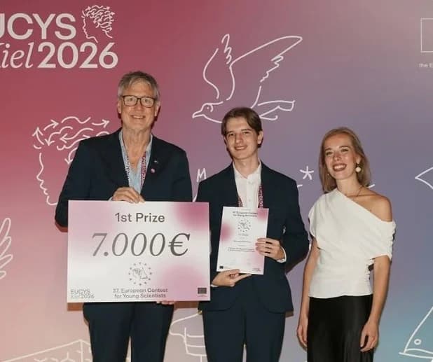 Piotrkowianin laureatem prestiżowego konkursu dla młodych naukowców w Europie