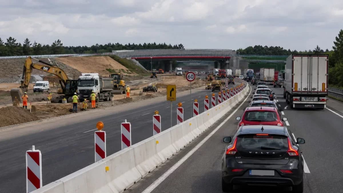 Wielkie utrudnienia i armagedon na A1 i A2. Dwie potężne inwestycje zablokowały autostrady