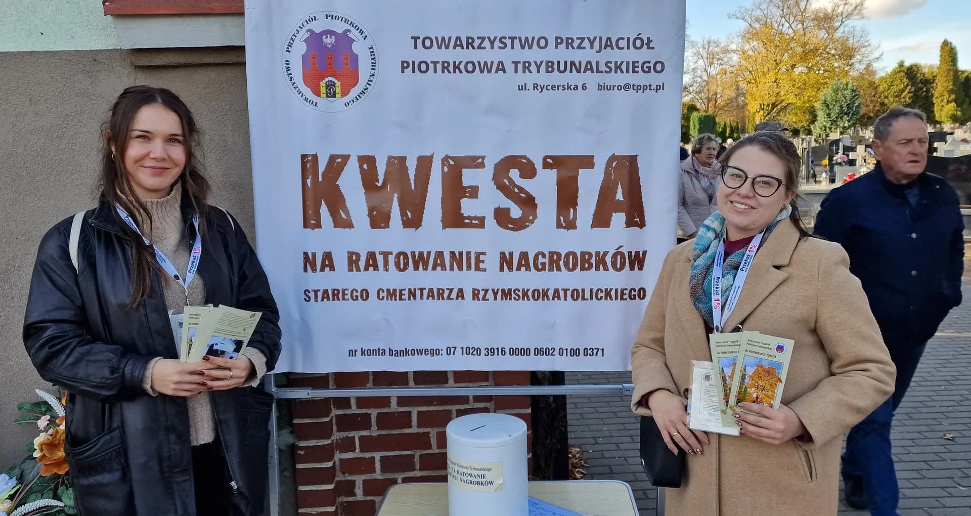 Uratujmy historię zapisaną w kamieniu. Nadchodzi XXXIX Kwesta na rzecz ratowania zabytkowych nagrobków Starego Cmentarza w Piotrkowie