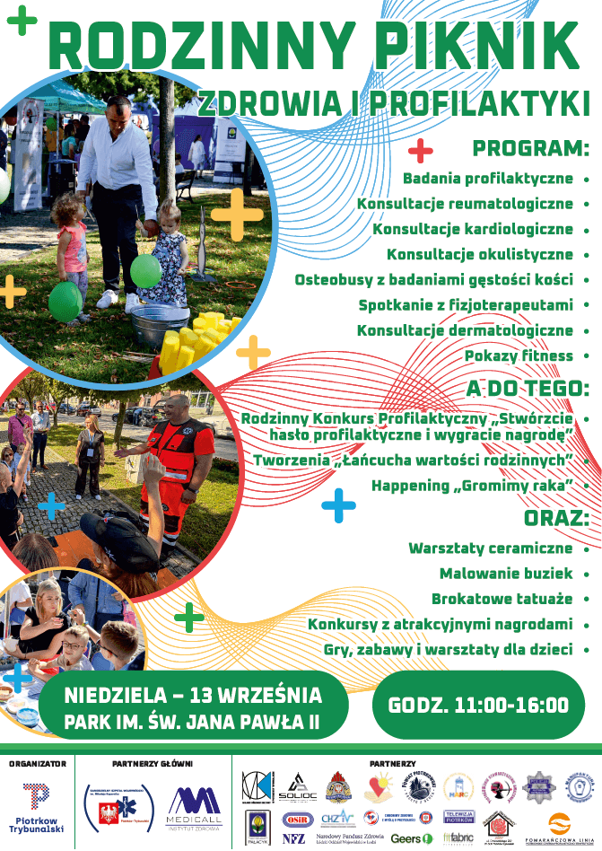 Zapraszamy na Rodzinny Piknik Zdrowia i Profilaktyki